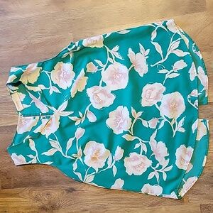 Floral sleeveless shirt